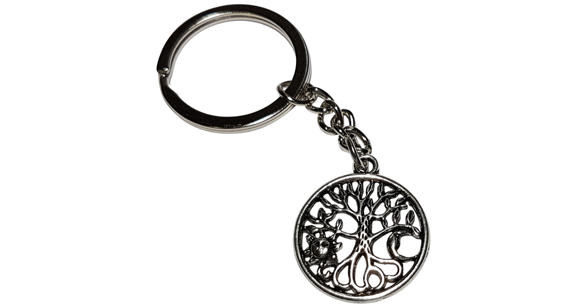 Porte Cl M Tal Arbre De Vie Lune Et Soleil Cameleon Shop Fr